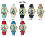 Load image into Gallery viewer, 6 Geneva Strap Band Watches
