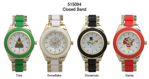 6 Geneva Closed Band Watches