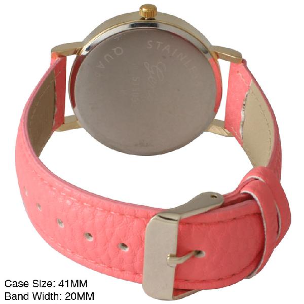6 Geneva Strap Band Watches
