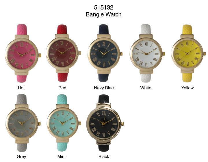6 Geneva Bangle Watches