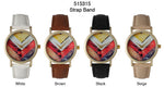 Load image into Gallery viewer, 6 Geneva Strap Band Watches
