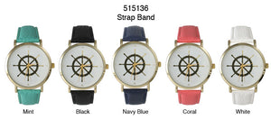 6 Geneva Strap Band Watches