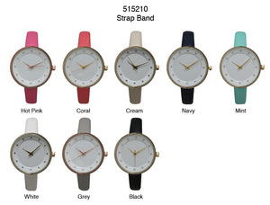 6 Geneva Strap Band Watches