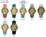 Load image into Gallery viewer, 6 Geneva Strap Band Watches
