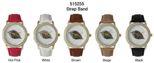 6 Geneva Strap Band Watches