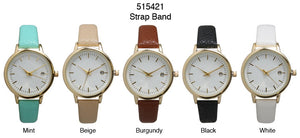 6 Geneva Strap Band Watches