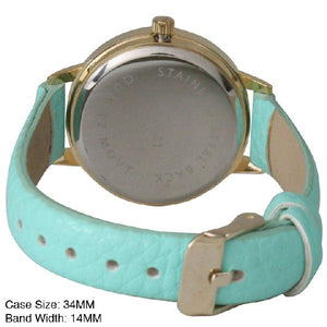 6 Geneva Strap Band Watches