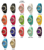 Load image into Gallery viewer, 6 Geneva Stretch Band Watches
