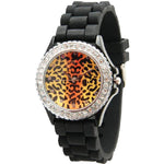 Load image into Gallery viewer, 6 Narmi Ceramic Silicone Style Watches w/rhinestones
