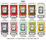 Load image into Gallery viewer, 6 Color Case Solid Bar Watch Faces
