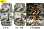 Load image into Gallery viewer, 6 Geneva Metal Cuff Bangles
