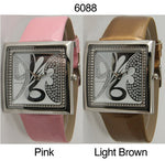 Load image into Gallery viewer, 6 Narmi Strap Band Watches w/rhinestones
