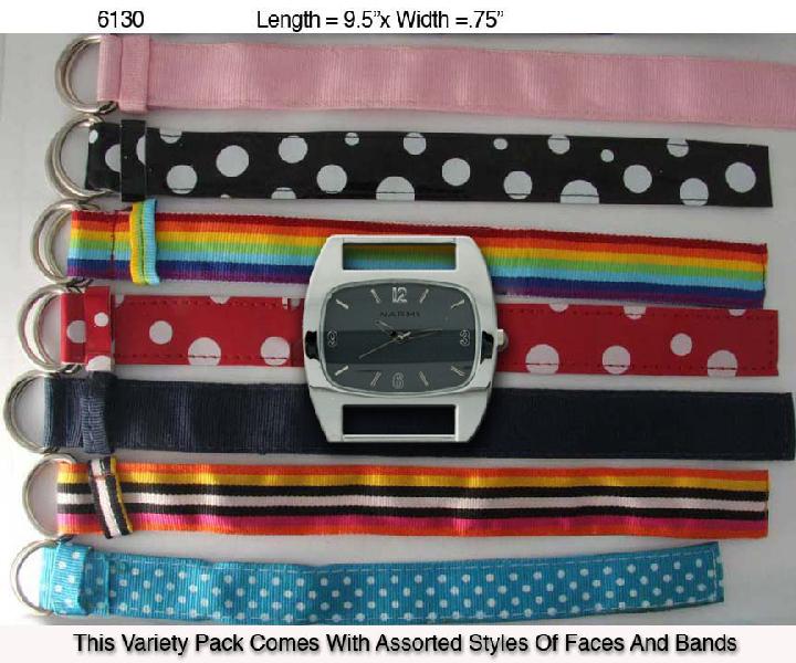 Colourful Changeable Fabric Strap White Dial Tie Knot Wrist Watch - Etsy