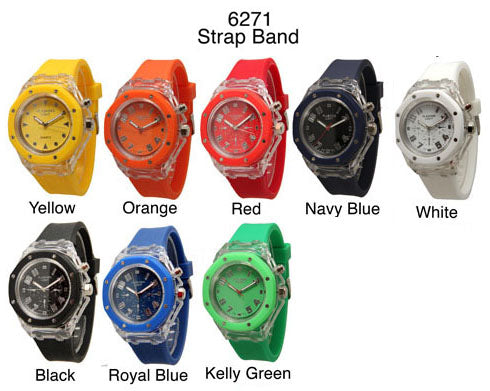 6 Narmi Strap Silicone Band Watches