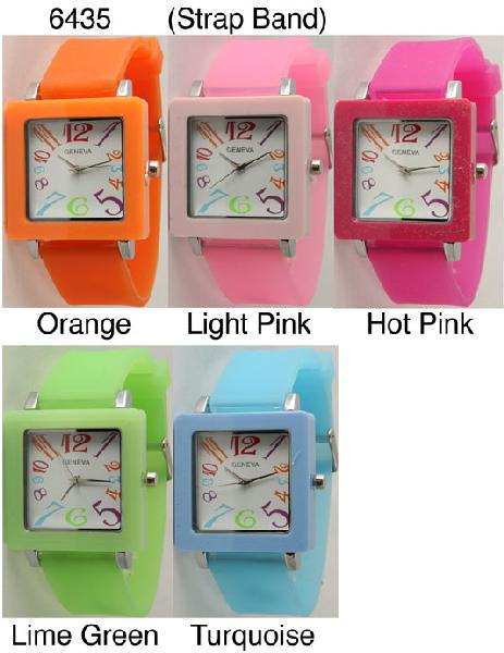 6 Narmi Silicone Style Watches