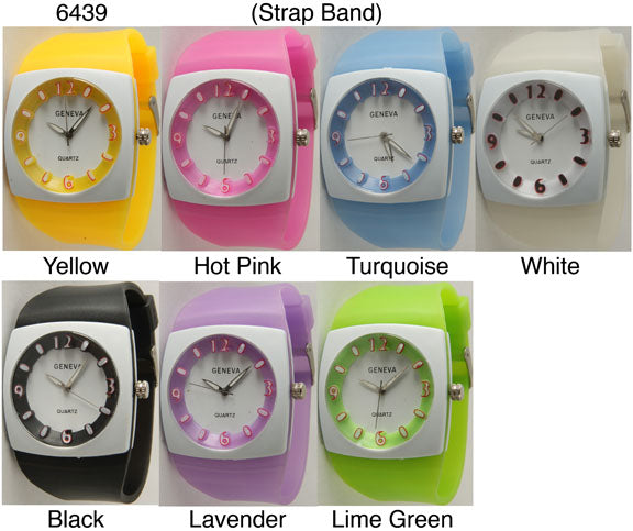 6 Narmi Silicone Style Watches