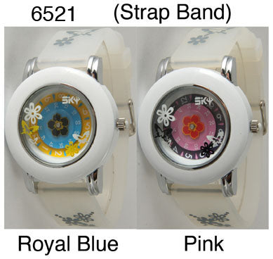 6 Geneva Silicone strap band watches