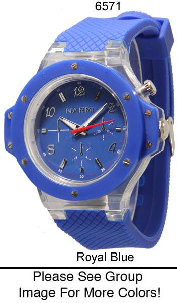 6 Narmi Silicone Style Watches