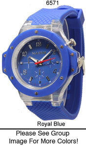 6 Narmi Silicone Style Watches