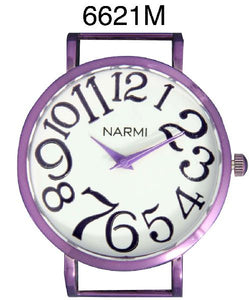 6 Aluminized Narmi Solid Bar Watch Faces