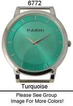 Load image into Gallery viewer, 6 Narmi Solid Bar Watch Faces
