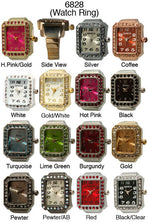 Load image into Gallery viewer, 6 Geneva Ring Style Watches
