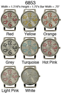 6 Narmi Solid Bar Watch Faces