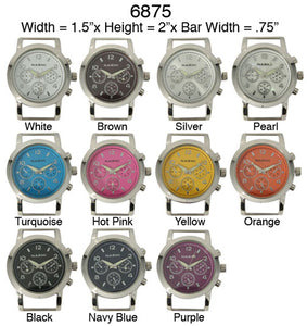 6 Narmi Solid Bar Watch Faces