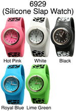 Load image into Gallery viewer, 6 Geneva Silicone Slap Band Watches
