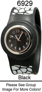 Load image into Gallery viewer, 6 Geneva Silicone Slap Band Watches
