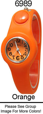 Load image into Gallery viewer, 6 Geneva Silicone Snap on Watches
