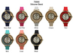 Load image into Gallery viewer, 6 Geneva Strap Band Watches
