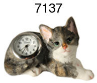 6 Cat Desktop Clocks