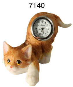 6 Cat Desktop Clocks