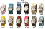 Load image into Gallery viewer, 6 Geneva Braided Strap Band Watches
