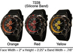 Load image into Gallery viewer, 6 Geneva Silicone Strap Band Watches
