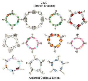 12 Assorted Charm Bracelets
