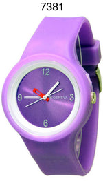 Load image into Gallery viewer, 6 Geneva Silicone Band Watches
