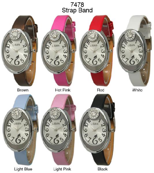 6 Strap Band Watches