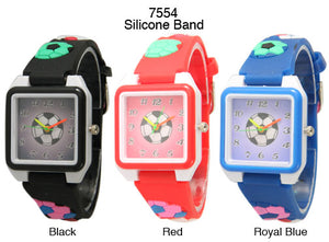 6 Geneva Children's Silicone Band Watches