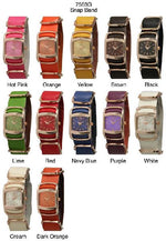 Load image into Gallery viewer, 6 Geneva Strap Band Watches
