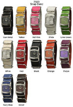 Load image into Gallery viewer, 6 Geneva Strap Band Watches
