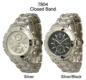 6 Geneva Closed Band Watches
