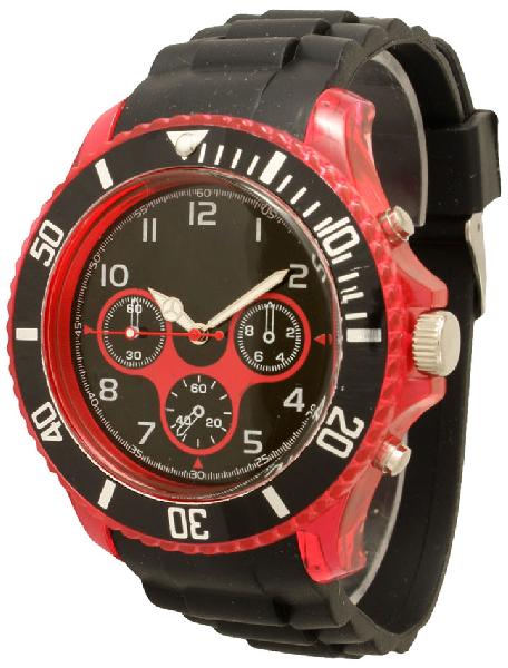 6 Geneva Silicone Band Watches