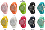 Load image into Gallery viewer, 6 Geneva Silicone Band Watches
