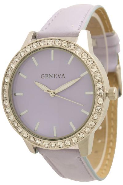 6 Geneva Strap Band Watches