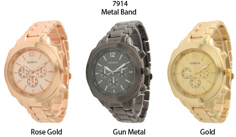 6 Geneva Close Band Watches