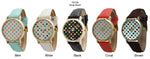 Load image into Gallery viewer, 6 Geneva Strap Band Watches
