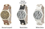 Load image into Gallery viewer, 6 Geneva Strap Band Watches
