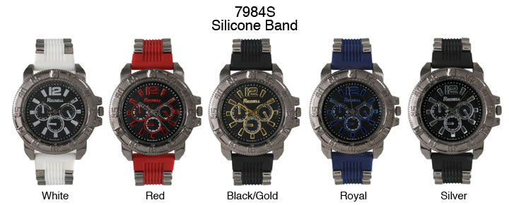 6 Geneva Strap Band Watches